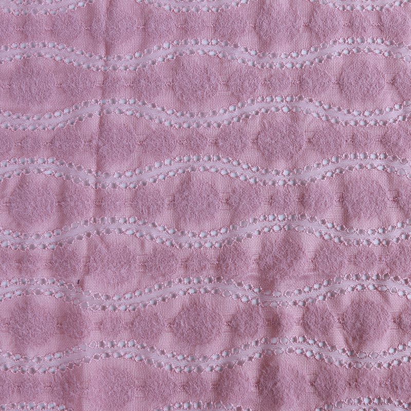 Dress Geometric Wave Lace Fabric for Women's Wear Wholesale Supplier 7